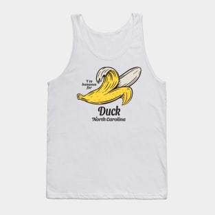 Duck, NC Summertime Vacationing Going Bananas Tank Top